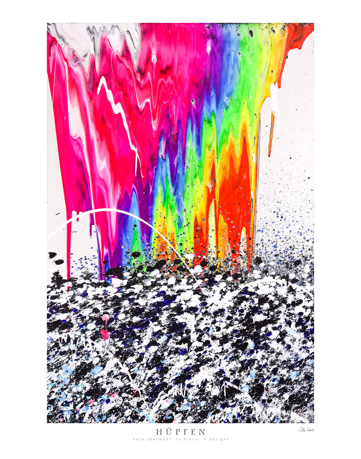 Hüpfen Print