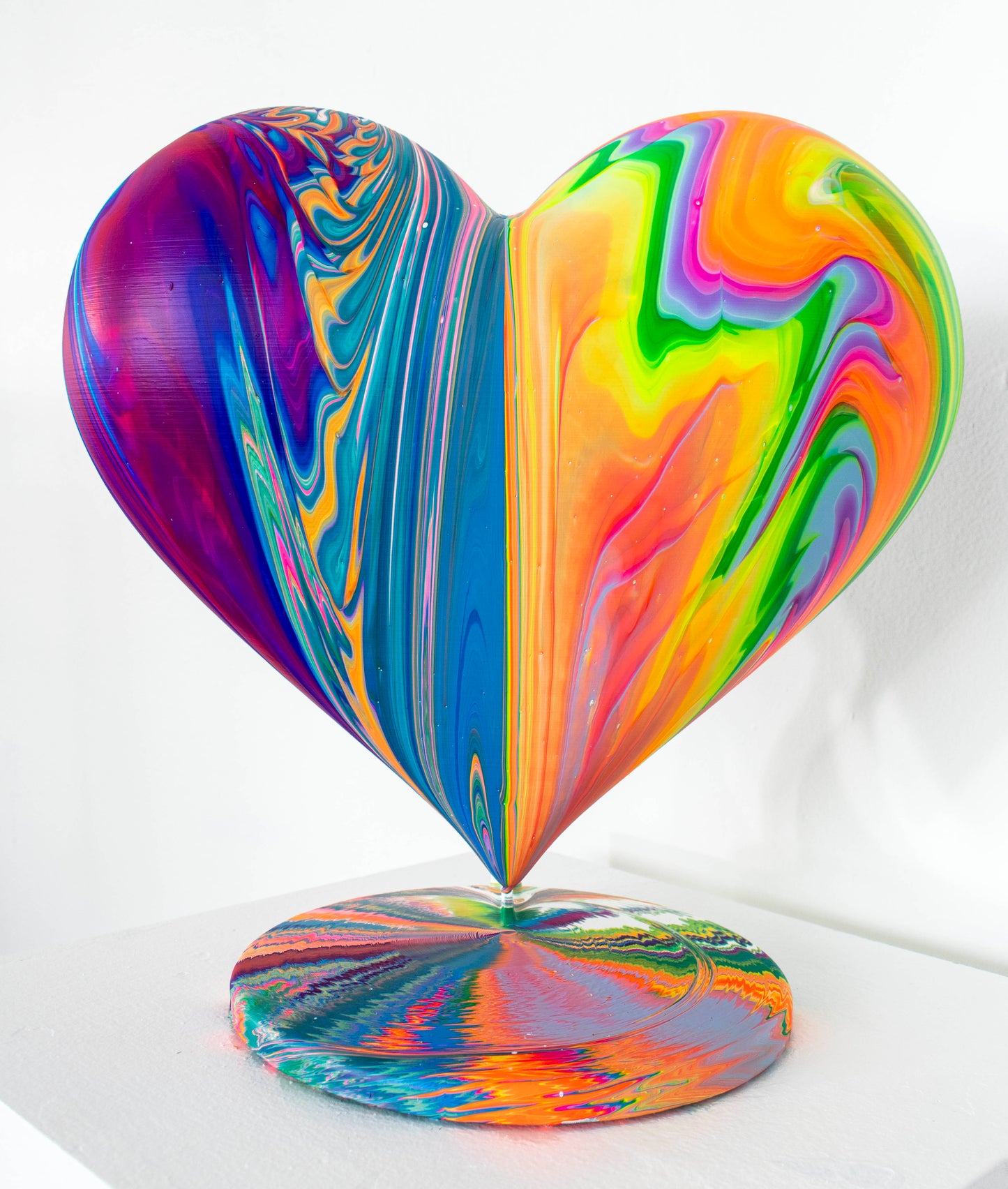 Splendorous Day Large 3D Heart