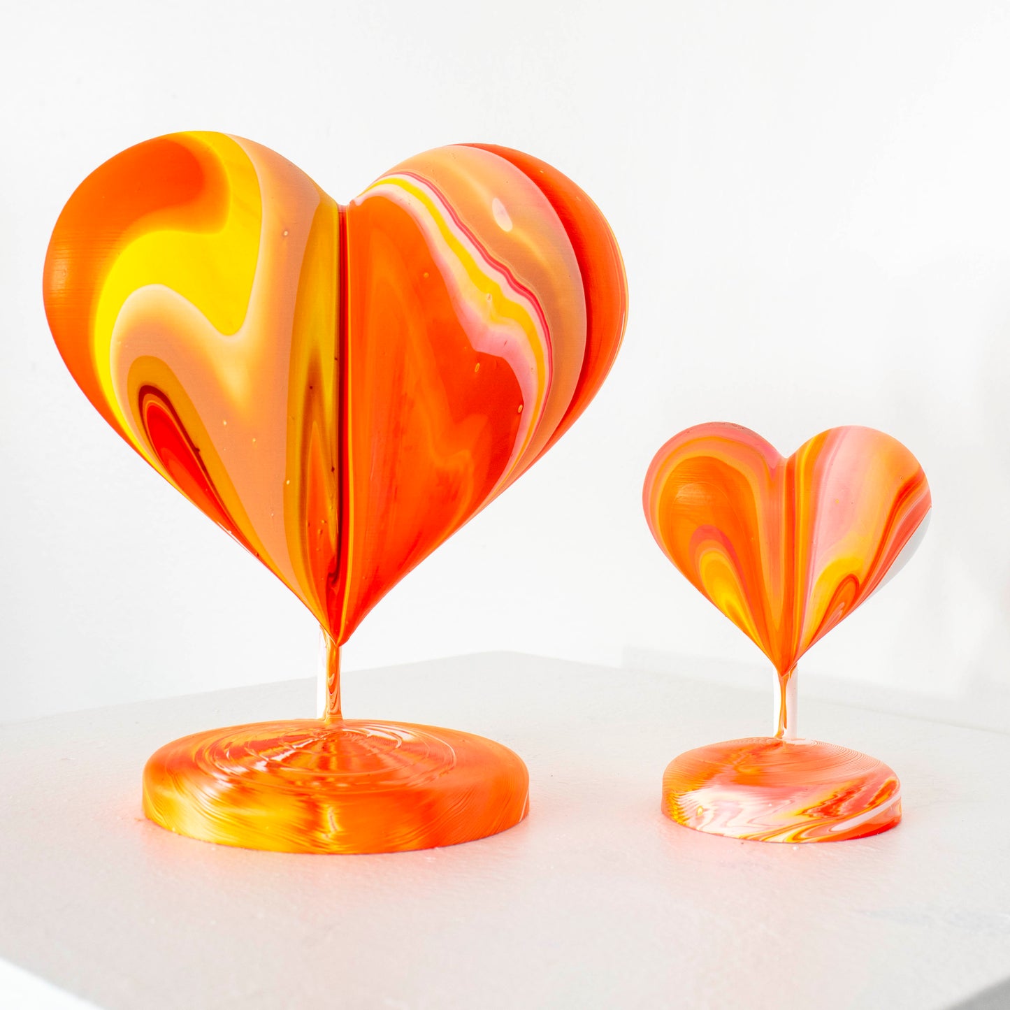 Crazy Deep 3D Hearts