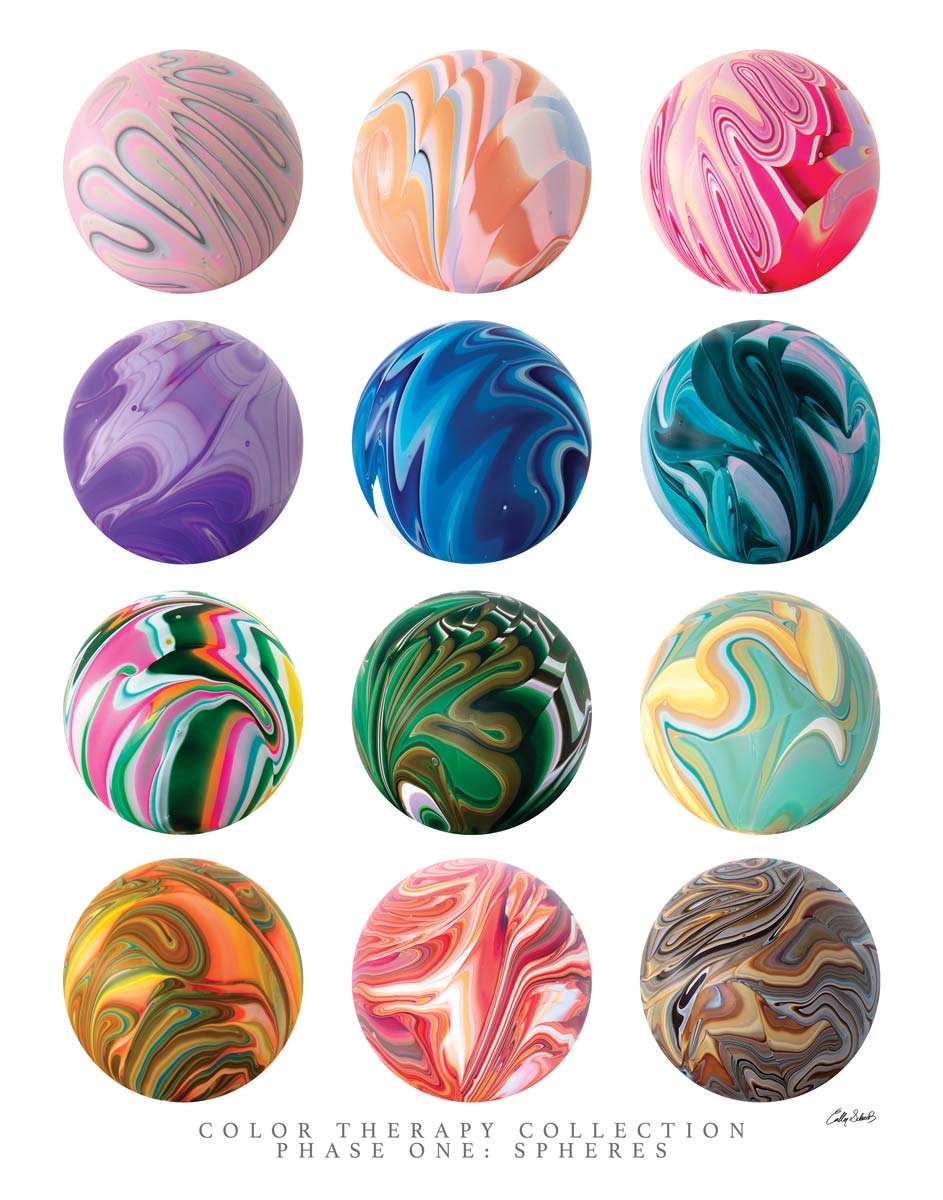 Color Therapy Collection Phase One: Spheres Print
