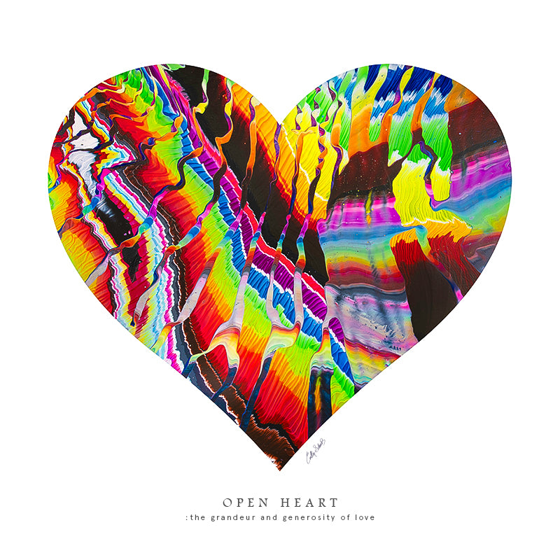 Open Heart Print